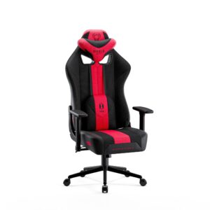 3239055a1365488b9250bc2837c23e4b7dcdf465 Materiałowy Fotel Diablo X-Player 2.0 Small: Karmazynowo-antracytowy