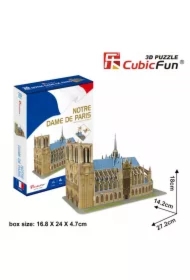 35671b532c9a3c8dfd7e94722aa1e5aeb9f8d1d4 Puzzle 3D 53 el. Katedra Notre Dame