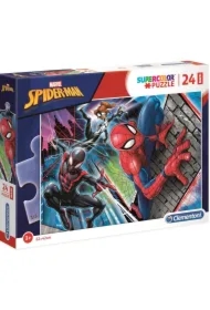 45769a6c3a931fbf07d603a2a56eb170758af40f Puzzle 24 el. Maxi SuperColor. Spider-man