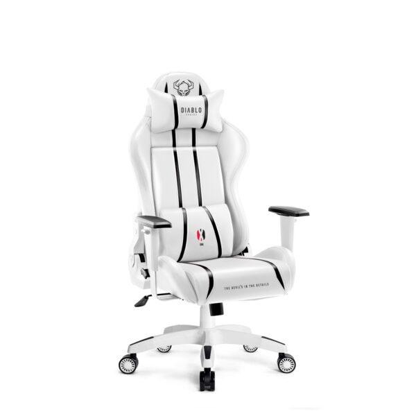 580ce04fc0a5cf866bf245bf89a7e0b957647c42 Fotel gamingowy Diablo X-One 2.0 Small: biało-czarny