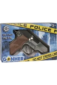 6b8142100faede682fb90631be8e6e634e913b59 Metalowy pistolet policyjny 8 naboi