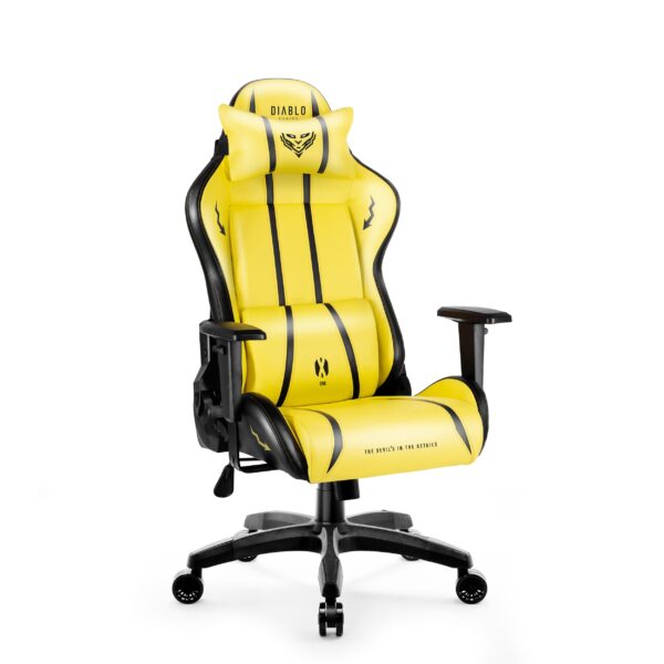 9a6ce7371f9ccf6deb6edf6d2137e6ed16730706 Fotel gamingowy Diablo X-One 2.0 Normal Size, Electric Yellow