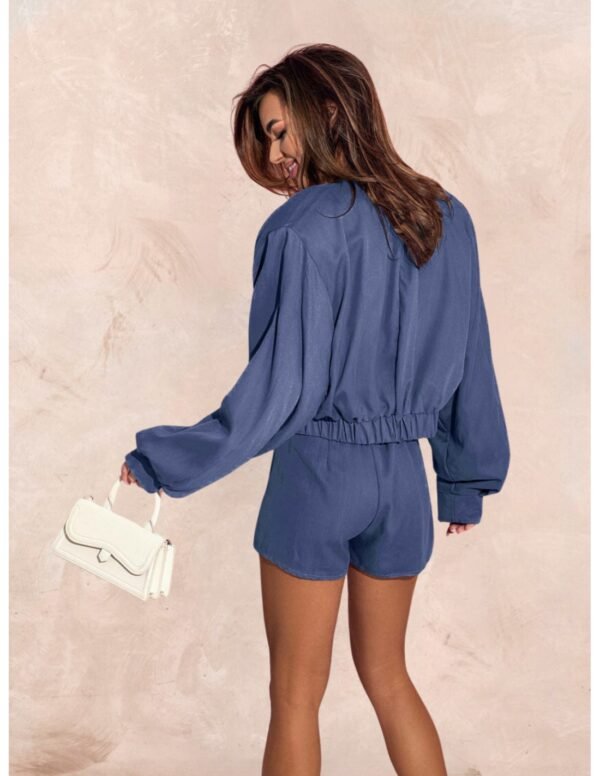 0613cfff27d1d9ddcbbd6cbd48a982660e12293c Modne spódnico-spodenki denim ALLISON – niebieskie