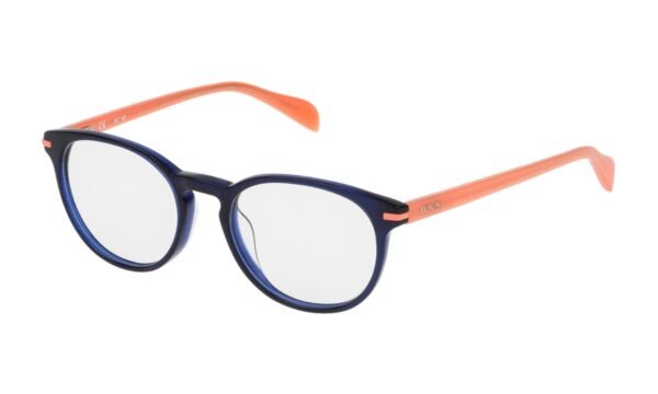 19d8e9fe15324544c0a0b4dacc9b5b9411be6652 Okulary TOUS VTO926500W47. Okulary, Kolor niebieski. Kobieta.