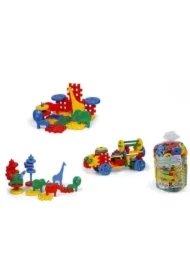 1aa11a7f6b971f3823faeb49669de71b8160b31e Klocki konstrukcyjne dla najmłodszych KLOCKI KONSTR WAFLE 150EL MIX MARIO FOL