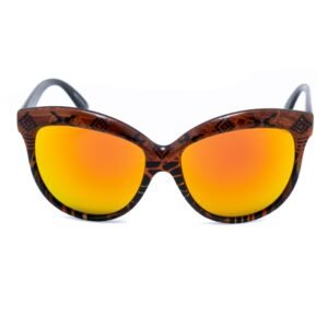1afa47cb2b87ac08a6821bbb5e71b55d997bb25d Okulary ITALIA INDEPENDENT 0092INX044000. Okulary przeciwsłoneczne, Kolor czarny pomarańczowy. Kobieta.