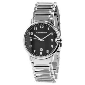 1e02557da3a928a5ac8e09088ae3ed343501c341 Zegarek CHRONOTECH CT7325L-04M. Kwarcowy, Kolor czarny. Kobieta.