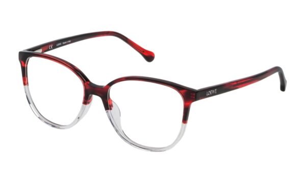 200c96dfb908cadc6b8ddb917e1c6a2b8708e292 Okulary LOEWE VLWA17M5301FW. Okulary, Kolor czerwony. Kobieta.