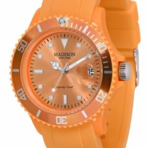22d25e42dbd238bf7afc0b1c098849128cf64986 Zegarek MADISON U4167-22. Kwarcowy, Kolor SALMON. Unisex.