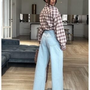 2a6307dc5ffe618ffd4f7668f2d0a6729d227150-1 Spodnie jeansy z szerokimi nogawkami VIDAR – jasny jeans