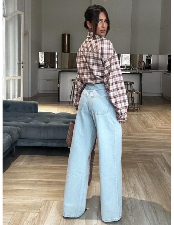 2a6307dc5ffe618ffd4f7668f2d0a6729d227150-1 Spodnie jeansy z szerokimi nogawkami VIDAR – jasny jeans