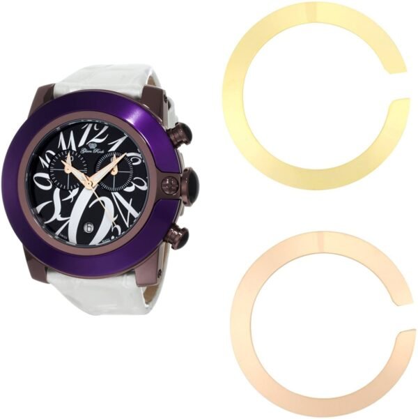 2cf271f45fa07dffb12ea472216be909758f3783 Zegarek GLAM ROCK GR32112. Kwarcowy, Kolor czarny. Kobieta.
