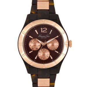 3d335cb940d1cc96d2fef09543d70da15cca08f2 Zegarek KENNETH COLE IKC0003. Kwarcowy, Kolor brązowy. Kobieta.