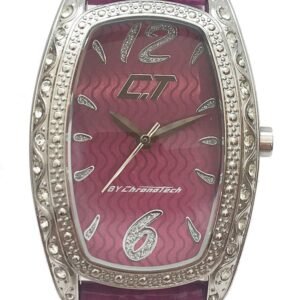 414e134f3e6d2a4e2b32962c7cf51fd7080287af Zegarek CHRONOTECH CC7121LS-08. Kwarcowy, Kolor PURPLE. Kobieta.