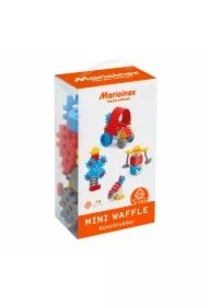 4808a866954920a5e5a9ae234f6ab68042f67636 Mini Waffle Konstruktor Klocki konstrukcyjne Mini Waffle 70 elementów Konstruktor Średni niebieski MARIOINEX 902806