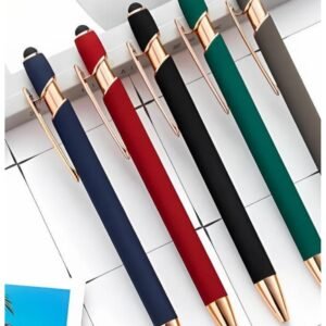 4923fae39583e5bca4239765c9c63fcf2d5c6b95 Długopis metalowy touch pen soft touch – czarny