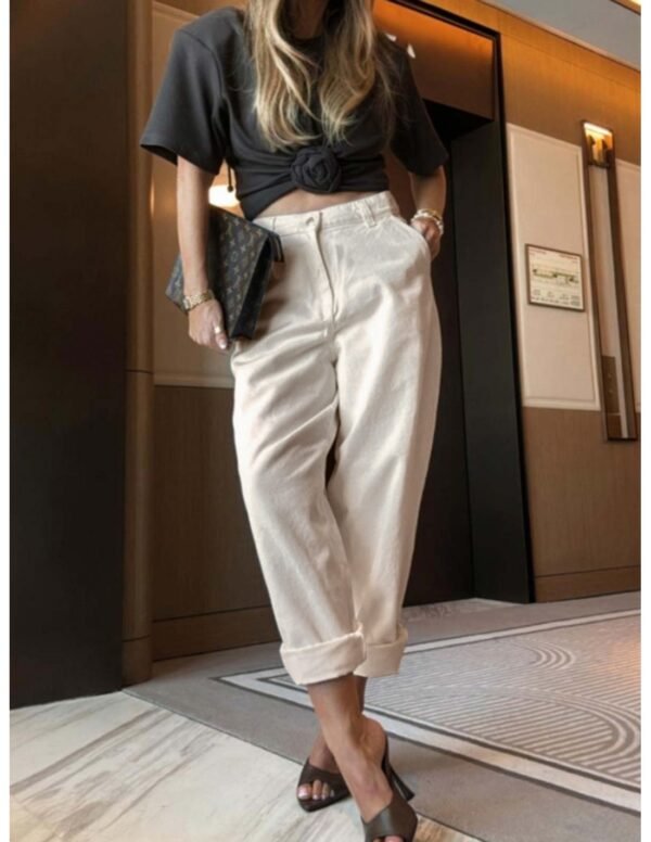7893828666fb8b9dca8acf394adfa836f413c237-2 Spodnie mom fit z jeansu ORION – beżowe