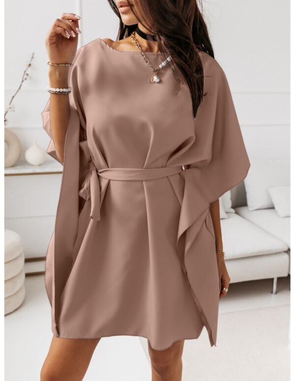 791f4eb8cc0eabb6bb2fded79cdc763fc2151f41 Kobieca sukienka nietoperz CANDICE – mocha mousse