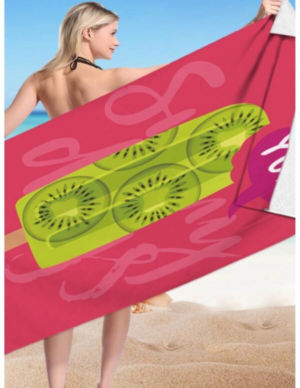 7c3169c9c372b0b2b1b0b99967f2a14e95fc7b83 Stylowy plażowy ręcznik w kiwi – wzór 4