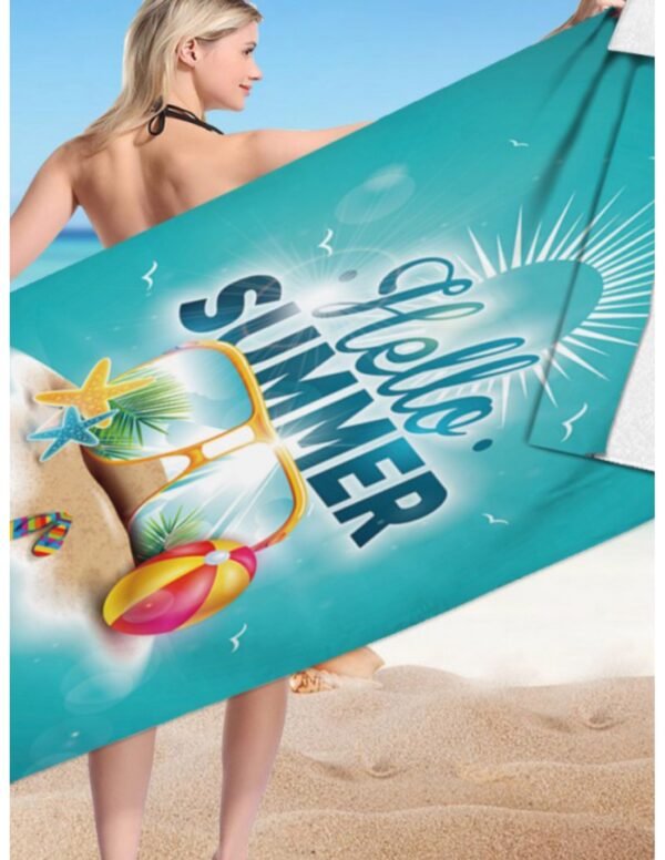 7fab55793971c46e092c7d6e00a36abdd7a019cd Stylowy plażowy ręcznik z napisem – wzór 3