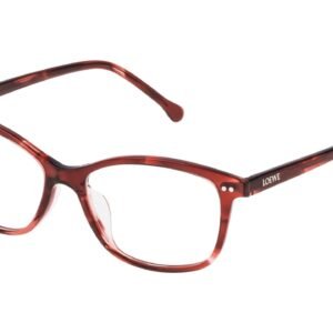 8c6bd69022f205fcc88cbd4a091eeda2f26c988a Okulary LOEWE VLW9575201GJ. Okulary, Kolor czerwony havana. Unisex.