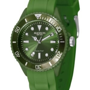 a21288551810f84c651e4cea5e056c4cc95788c3 Zegarek MADISON L4167-18. Kwarcowy, Kolor olive. Unisex.
