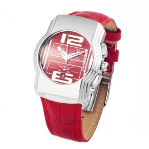 ac80fce4ddcc9ad0175eaf7bae027312fc91779c Zegarek CHRONOTECH CT7280B-05. Kwarcowy, Kolor czerwony. Kobieta.
