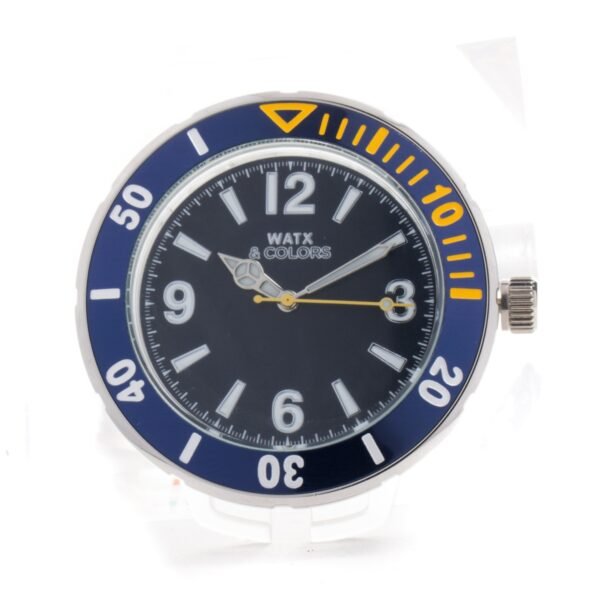 b76f94d9fb525493e19c1f032b7bd3391600a066 Zegarek WATXANDCO RWA1621. Pudełko, Kolor niebieski. Unisex.