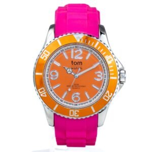 bb46d572f35eab66f6e2c3430e0d3da260db33a9 Zegarek TOM WATCH WA00122. Kwarcowy, Kolor pomarańczowy. Unisex.