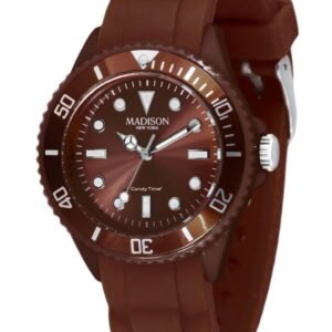 d0d40503ab37346fff7a7eac81ce2ff51622daf6 Zegarek MADISON L4167-19. Kwarcowy, Kolor CHOCOLATE. Unisex.