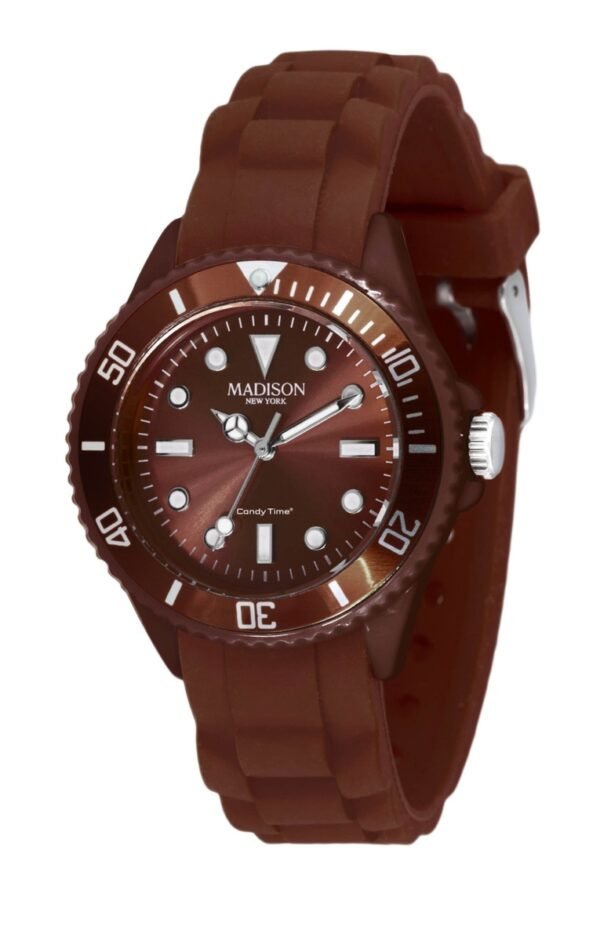 d0d40503ab37346fff7a7eac81ce2ff51622daf6 Zegarek MADISON L4167-19. Kwarcowy, Kolor CHOCOLATE. Unisex.