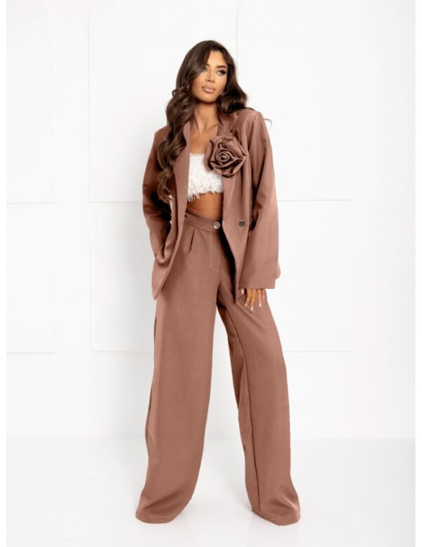 d5b5e00bb11b9d5d037ca0aa49648d18dfd70f35 Garnitur z szerokimi spodniami KENZO – cappuccino