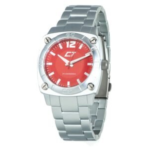 dd9c49de97df20238122098a6a38a9b9dc109521 Zegarek CHRONOTECH CC7079M-05M. Kwarcowy, Kolor czerwony. Unisex.
