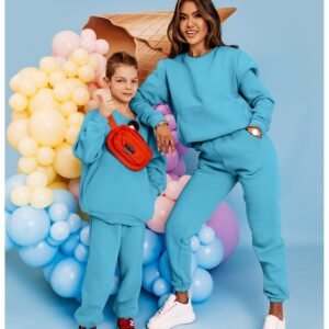e1e75391c5904ec44c17e09bfb6823db37a4fde9 Dres dziecięcy bluza i spodnie PUMBA – turkusowy