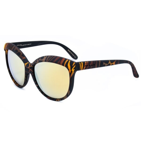 e9a836891fb19c606187bce58249a1a2b06b930c Okulary ITALIA INDEPENDENT 0092-ZEF-044. Okulary przeciwsłoneczne, Kolor czarny brązowy pomarańczowy. Kobieta.