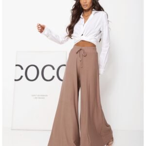 ff307dd49a9b40f66650de1baebb0c638d1ff23e Stylowe szerokie spodnie z wiskozy ANWEN – cappuccino