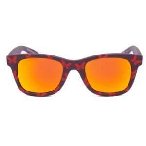 fffd92d94a30278e17f8a3fe98b1930048ee8301 Okulary ITALIA INDEPENDENT 0090T-FLW-053. Okulary przeciwsłoneczne, Kolor czerwony brązowy. Kobieta.