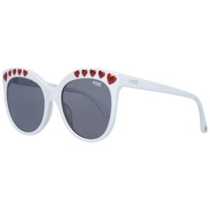 0db173cc8a4ab48918b10775d4a26ef680cdacc8 Okulary VICTORIA’S SECRET PINK PK0009-5725A. Okulary przeciwsłoneczne, Kolor biały. Kobieta.