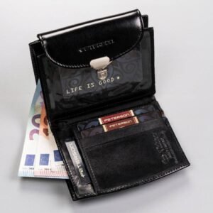 100cb32752abe50737dfd47794c0973afee88f34 Skórzany portfel damski z systemem RFID — Peterson