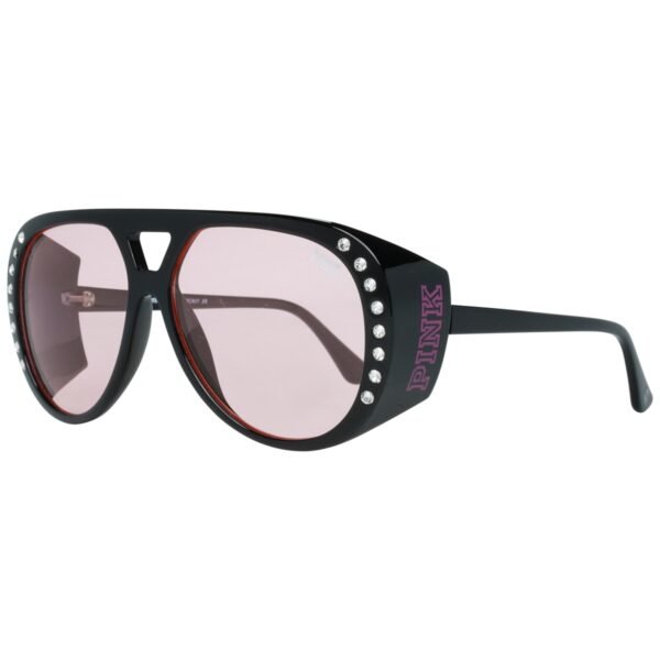 16755fda22433eb65e8ac6acbee7972419ec0604 Okulary VICTORIA’S SECRET PINK PK0014-5901T. Okulary przeciwsłoneczne, Kolor czarny. Kobieta.