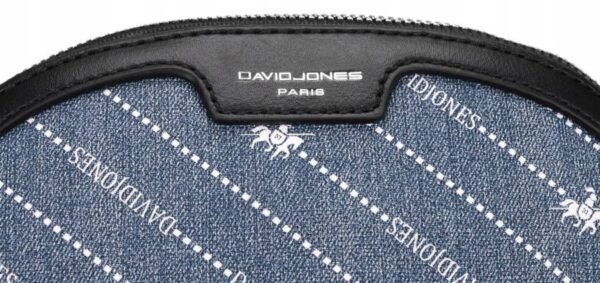 250e12cec80ad160a47fb7428198267e46f5a72c Listonoszka damska ze skóry ekologicznej imitującej jeans – David Jones