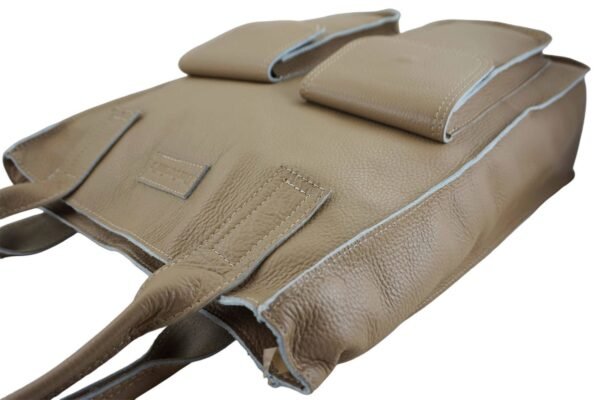 29021cbf9644405987d83c134be3c122e0f21891 Torby shopper bag do pracy – Beżowe