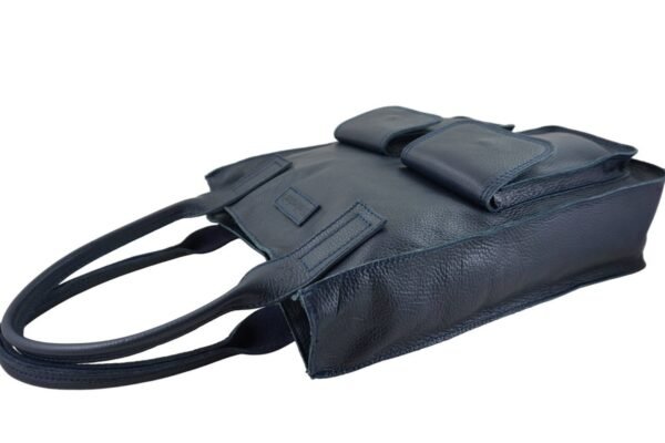 2b7d48d96594e75b05f394e4518c6ab78c5040b0 Torby shopper bag do pracy – Granatowe
