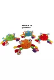 345f9d68d42401c8b2a96e31ee6f4b0264342160 Krab grzechotka 28cm MIX