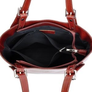 3ef412f8b650f301ce5c08b708f46c0dca3644e9 Vera Pelle damska shopperbag duża skóra naturalna torebka na ramię
