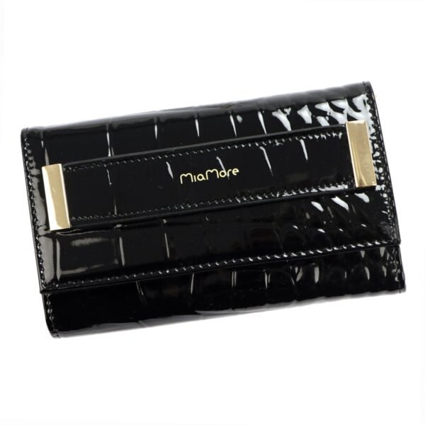7cdaa08811f9ab94c83d0e810ce52decbae57faf Lakierowane etui skórzane MiaMore L1784 do iPhone 12 Pro z łańcuszkiem