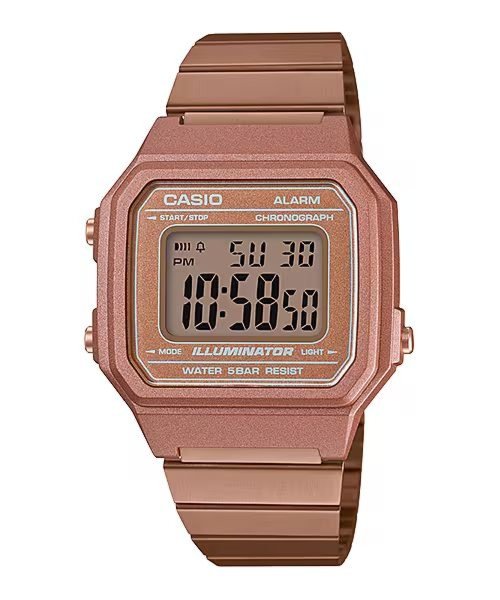 80db1b51bc7560c16438e4113023d505632b922c Zegarek CASIO B-650WC-5A. Kwarcowy, Kolor różowy. Unisex.