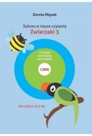 953efaef39769f286c76c110a8f6fa7528c236f7 Sukces w nauce czytania. Zwierzaki 3 +CD