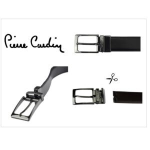 9ec2e45771a5876f04bd6472acabe47a3f83ec3a męski pasek z prawdziwej skóry Pierre Cardin FWJX5 DOUBLE