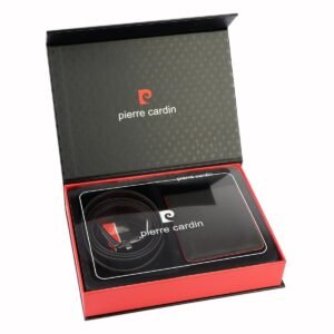 b166b11339d876e49151c590aa8bf59bd4e9b7e1 Meski zestaw prezentowy skóra naturalna Pierre Cardin ZG-78-BR